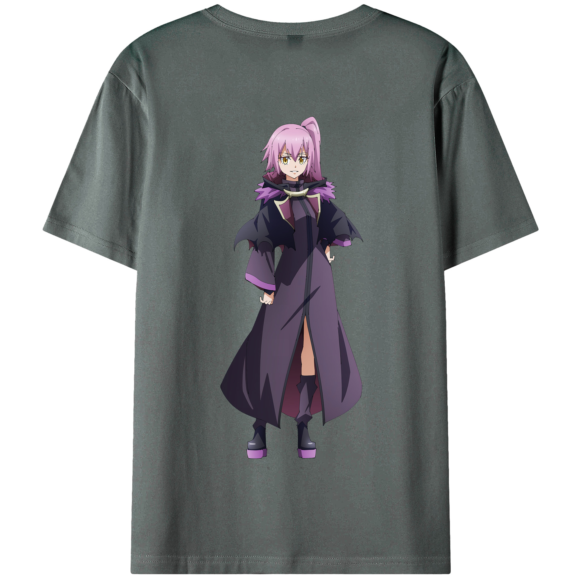 （画像用） 転スラ Regarding Reincarnated to Slime 綿100％半袖Tシャツ（背面プリント）